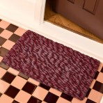 Bonnie and Neil | Woven Door Mat | Rose